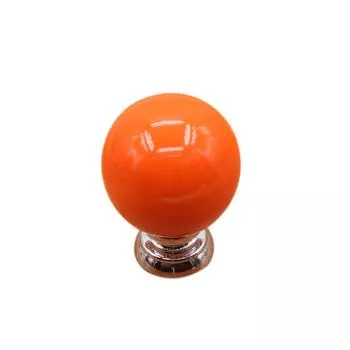 Винтажные керамические дверные ручки, ящик, шкаф, кухонная ручка оранжевый
