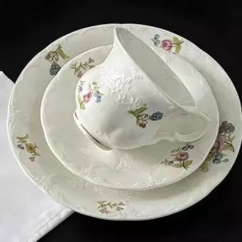 Винтажные кофейные чашки во французском стиле, высококачественный набор керамических кофейных чашек и тарелок для послеобеденного чая, изысканная домашняя посуда