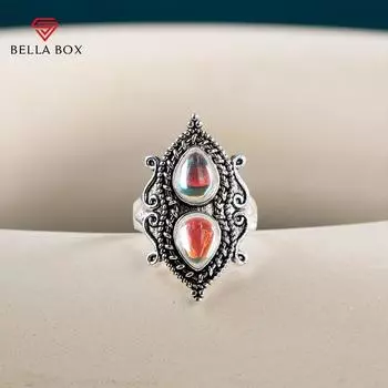 Винтажные кольца Bella Box для женщин, ювелирные изделия для свадьбы и помолвки 6 белый
