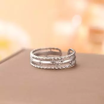 Винтажные кольца из нержавеющей стали для женщин, регулируемое по размеру кольцо, геометрическое кольцо, свадебные украшения, аксессуары risizabie