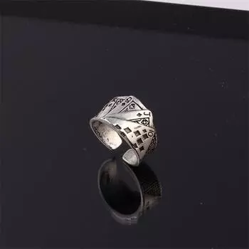 Винтажные кольца в стиле панк-покер с Джокером серебряного цвета для мужчин, готические украшения, Anillos, женское кольцо на палец, подарок