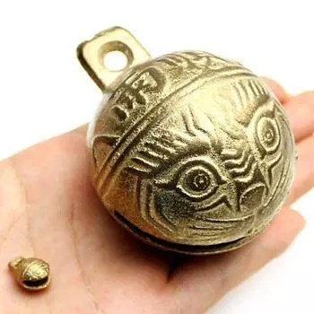 Винтажные колокольчики для собачьего ошейника, медные колокольчики, подвески для поделок своими руками, новые ювелирные аксессуары 11mm