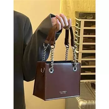 Винтажные комбинированные сумки маленькая квадратная сумка повседневная шикарная сумка новый роскошный дизайн летняя мода