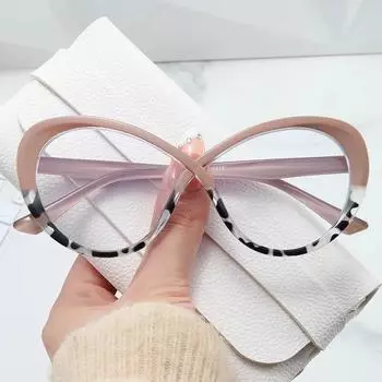 Винтажные компьютерные очки в круглой оправе, большие очки в оправе для мужчин и женщин, оптические очки с защитой от синих лучей as picture