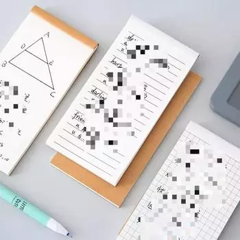 Винтажные крафт-планировщики в клетку в клетку Маленькие блокноты для записей Журнал Канцелярские принадлежности Офис Школьные чек-листы Список дел Ежедневник Повестка дня