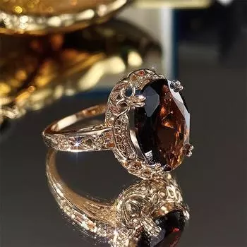 Винтажные красные кольца, женские модные кольца на палец, свадебное обручальное кольцо, кольца для помолвки, подарки на годовщину 6 красный