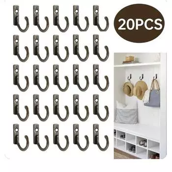 Винтажные крючки настенная вешалка изогнутая пряжка рог замок застежка крючок для деревянной шкатулки для украшений мебель домашний декор