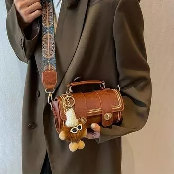 Винтажные квадратные сумки в этническом стиле, сумка через плечо, женская мини-кошелек с клапаном и пряжкой, декор