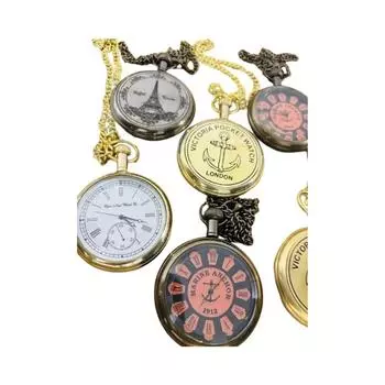 Винтажные латунные карманные часы American Elgin коллекционные антикварные 2 НАБОР ИЗ 6 ШТ.