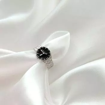 Кольцо унисекс в форме часов