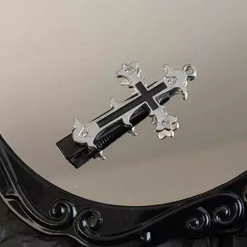 Винтажные металлические заколки-крестики для женщин и девочек, модные аксессуары для волос, хип-хоп, панк, заколки, шпильки, украшения для волос, крутые, уникальные, новые A2