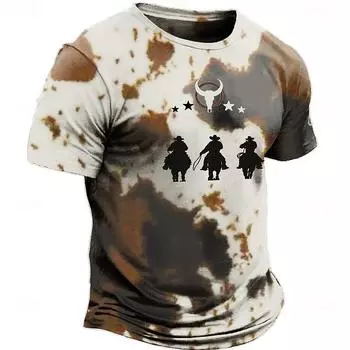 Винтажные мужские футболки с этническим принтом Harajuku, повседневные топы с коротким рукавом, сезонная мужская одежда больших размеров, уличная мода, пуловер M