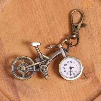 Винтажные настенные часы брелок самолет велосипед швейная машинка формы кварцевые карманные часы брелок подвеска для сумки