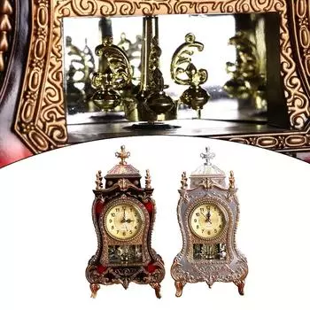 Винтажные настольные аналоговые часы с песнями, настенные, домашний декор, подарок белый