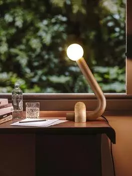 Винтажные настольные лампы из цельного дерева, внутреннее украшение, настольный светильник, светодиодное освещение, спальня, гостиная, прикроватная лампа для кабинета