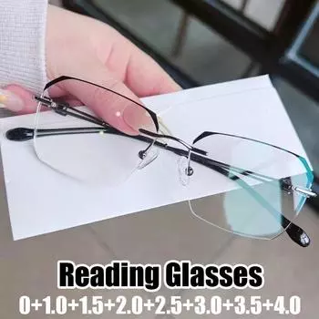 Винтажные очки для чтения в круглой оправе для женщин и мужчин, брендовые дизайнерские очки с защитой от синего света, дальнозоркость, пресбиопия, диоптрии до +4,0 0 золотой