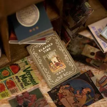 Винтажные открытки, 50 шт. ретро-постеров, картонная упаковка | для DIY скрапбукинга, планировщика, телефона, Bojo, коллекции