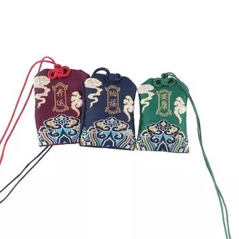 Винтажные пакетики для праздника драконьих лодок, вышитые, безопасные, благословляющие, защитные, ароматные, подарочные пакеты red-without tassels