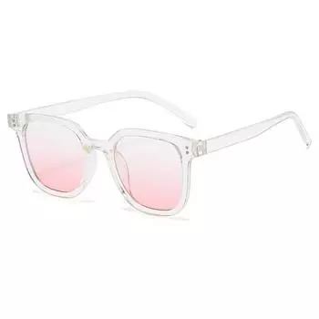 Винтажные панк градиентные солнцезащитные очки персонализированные очки для вождения автомобиля большие квадратные солнцезащитные очки женские очки UV400 новые