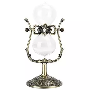 Винтажные песочные часы таймер песочные часы 15 минут песочные часы орнамент ремесло подарок исследование декор