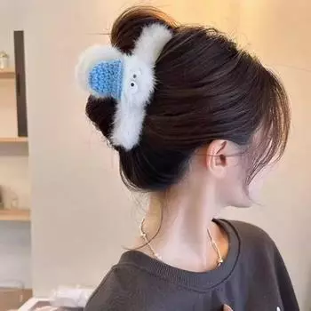 Винтажные плюшевые заколки для волос, модные заколки для волос, заколки для волос, головной убор, аксессуары для волос для женщин, заколки, головной убор с крабами