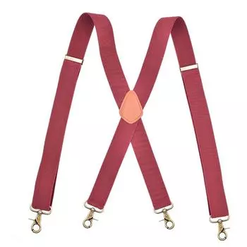 Винтажные подтяжки на крючках для мужчин, свадебные, с X-образной спинкой, сверхмощные, большие, высокие, регулируемые, эластичные брюки, подтяжки, подарки для отца и мужа коричневый