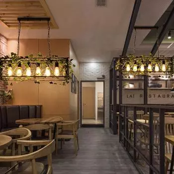 Винтажные подвесные светильники для растений, подвесная лампа в виде птичьей клетки, промышленная лампа для кафе, ресторана, бара, кофейни, кухонная подвесная лампа, светильники With 220V ST64 bulb