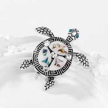 Винтажные преувеличенные броши в виде черепахи для женщин, одежда, ювелирные изделия, аксессуары для вечеринок, подарок