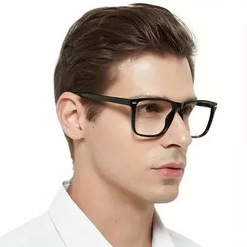 Винтажные прозрачные компьютерные очки оправа для женщин и мужчин очки с защитой от синего света очки с защитой от оптических лучей чёрный