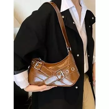 Винтажные ремни, деко, женские сумки через плечо, панк-сумка для мотоцикла, роскошная женская сумка из искусственной кожи, маленькая сумочка и кошелек