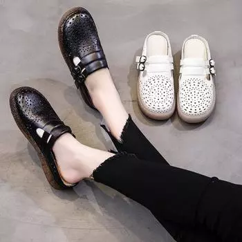 Винтажные сандалии 35 чёрный