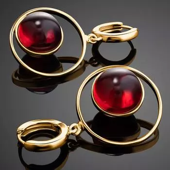 Винтажные серьги-капли для женщин, ювелирные изделия с висячими серьгами красный