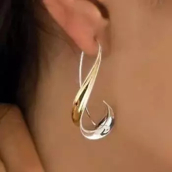 Винтажные серьги-крючки для женщин, персонализированные украшения на день рождения золотой