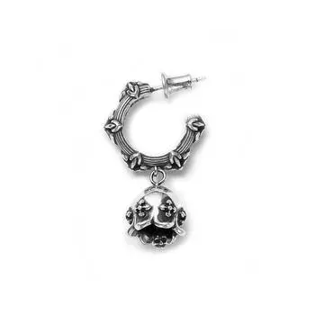 Винтажные серьги «Лилия долины» Женская мода Цветочные французские серьги Ван Ибо Новый подарок тех же самых сережек-гвоздиков copper (retro color with ear plugs)