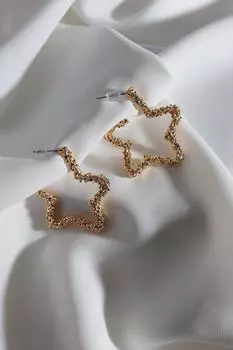 Винтажные серьги со звездами золотого цвета