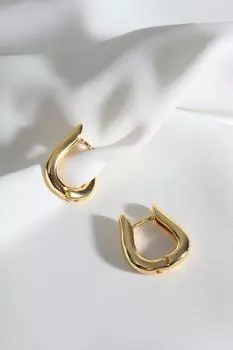 Винтажные серьги золотого цвета