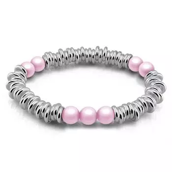 Винтажные серебряные эластичные подвески 925 пробы, браслеты, ювелирные изделия, подарок белый