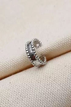 Винтажные серебряные серьги-каффы из хряща