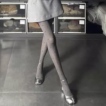 Винтажные серые чулки Department Gray Love Bottoming, удобные эластичные тонкие черные шелковые чулки, сексуальные шелковые чулки с защитой от зацепов average size [80-72.5 kg]
