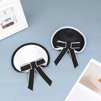 Винтажные шляпы для куклы-котелка, шапки для куклы 1/3, модная кукла-соломенная шляпа ручной работы белый