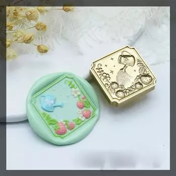 Винтажные штампы Печатная головка Сад Бабочка Восковая печать Головка штампа Сургуч DIY Скрапбукинг Открытки Конверты Приглашения Декор