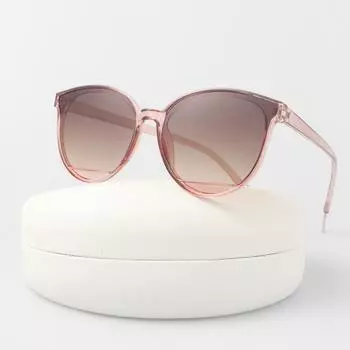 Винтажные солнцезащитные очки «кошачий глаз», женские брендовые дизайнерские круглые солнцезащитные очки, женские модные желейные цветные градиентные зеркальные очки culos De Sol No box