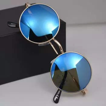 Винтажные солнцезащитные очки Круглые солнцезащитные очки Prince Очки Toad Цветные светоотражающие солнцезащитные очки Пляжные очки Prince