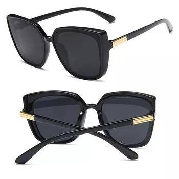 Винтажные солнцезащитные очки Солнцезащитные очки Очки в большой оправе Очки Классные женские солнцезащитные очки «кошачий глаз» Модные уникальные