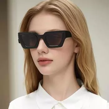 Винтажные солнцезащитные очки высокого класса для женщин, хип-хоп, квадратные солнцезащитные очки с защитой от ультрафиолета для мужчин