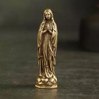 Винтажные статуэтки Пресвятой Девы Марии, брелки, подвески, латунь, Святая Мать, религия, вера, Будда