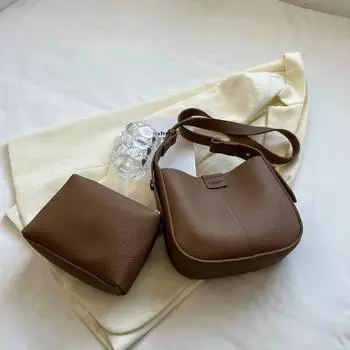 Винтажные сумки для женщин, модная фактура, искусственная кожа, сумка через плечо, большая вместимость, женские сумки-ведра, новые