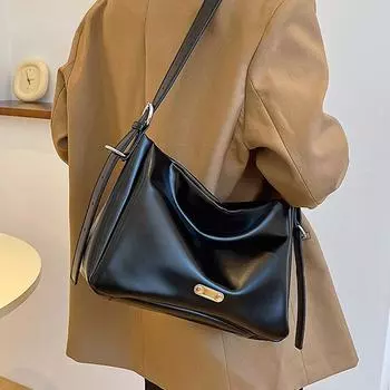 Винтажные сумки на плечо для женщин из искусственной кожи, новинка 2024 года, модная дизайнерская сумка через плечо, женская сумка под мышками красный