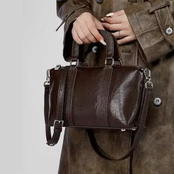 Винтажные сумки-подушки из натуральной кожи, маленькие сумки через плечо для женщин, модные дизайнерские кошельки-тоут, женские сумки