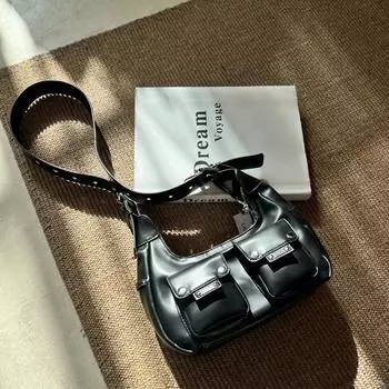 Винтажные сумки женские весенние уличные сумки из искусственной кожи подмышечные сумки женские карманные дизайнерские модные сумки через плечо